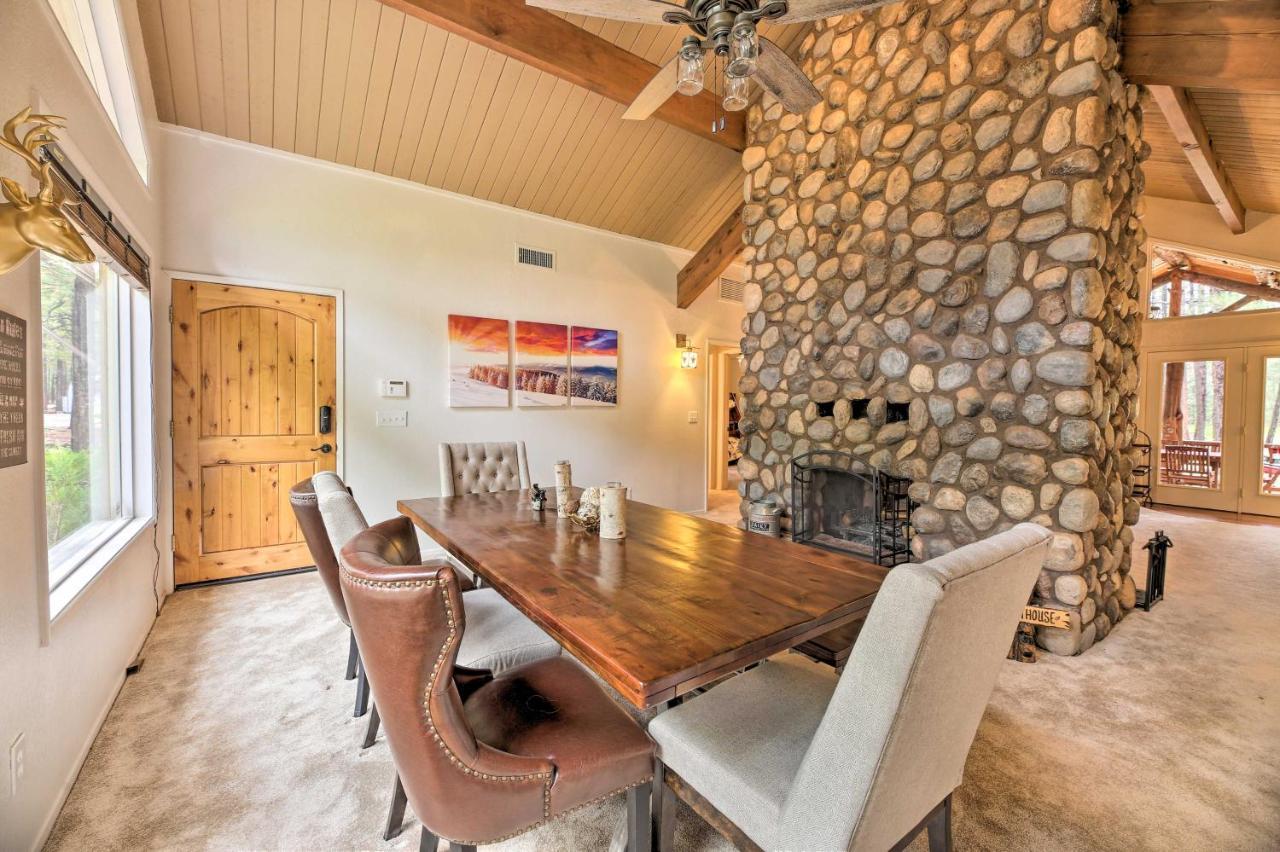 Lush Pinetop Retreat With Large Deck And Wooded Yard! المظهر الخارجي الصورة