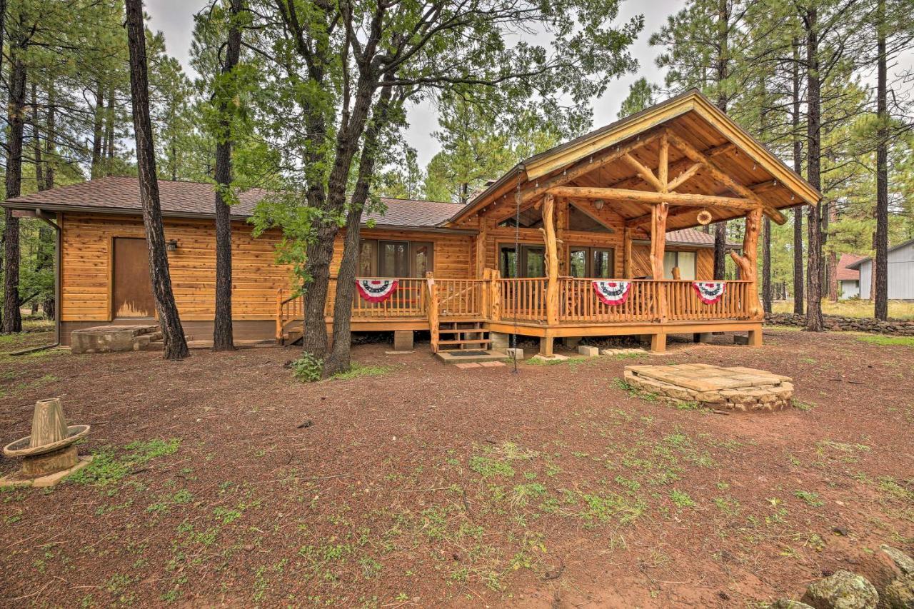 Lush Pinetop Retreat With Large Deck And Wooded Yard! المظهر الخارجي الصورة